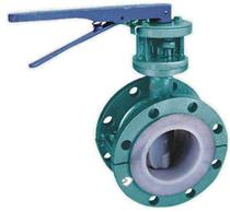 D41F4-16C襯氟手柄法蘭蝶閥